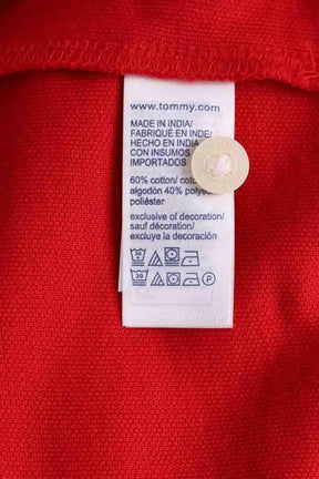 Polo Tommy Hilfiger Rouge en Coton
