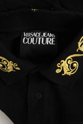 Polo Versace Noir en Coton