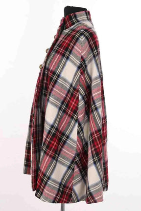 Poncho APC Rouge en Laine