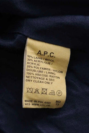 Poncho APC Rouge en Laine