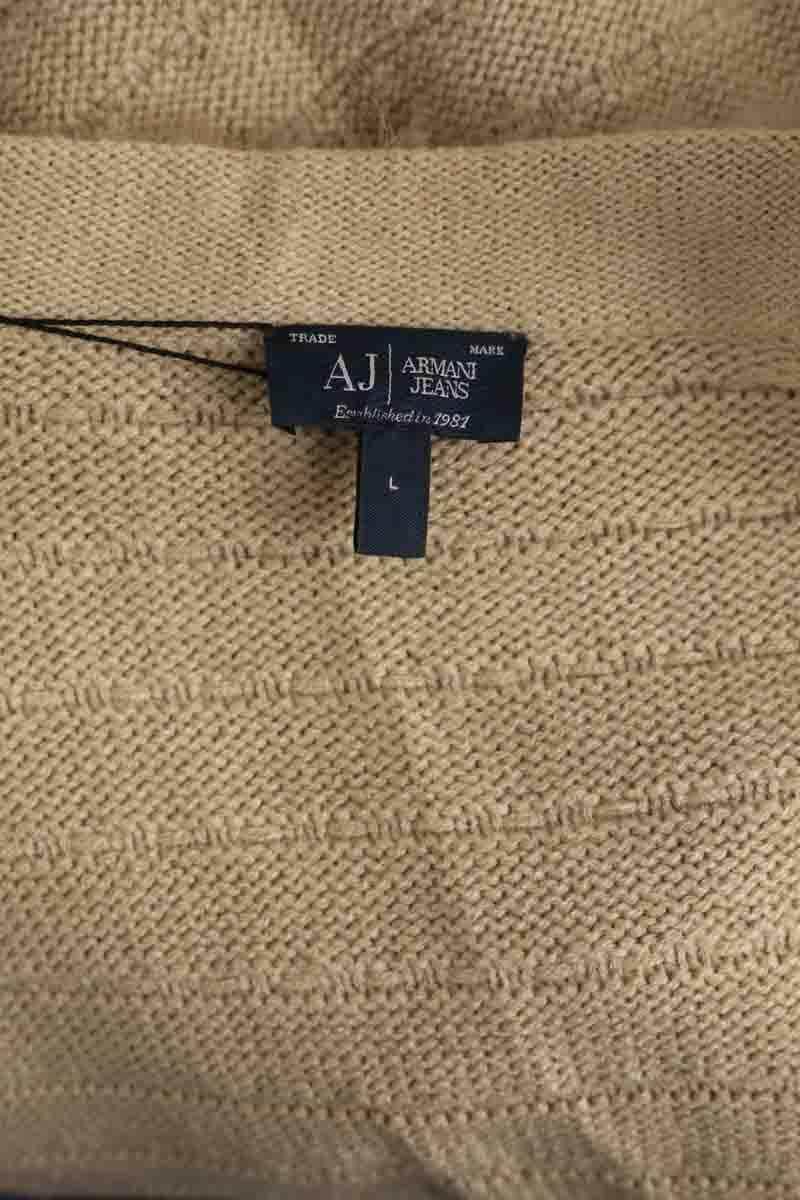 Poncho Armani Jeans Beige en Synthétique