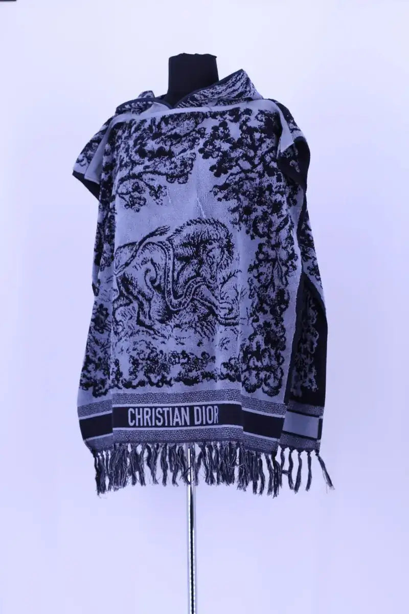 Poncho en éponge  Dior Bleu en Coton