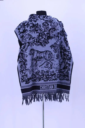 Poncho en éponge  Dior Bleu en Coton