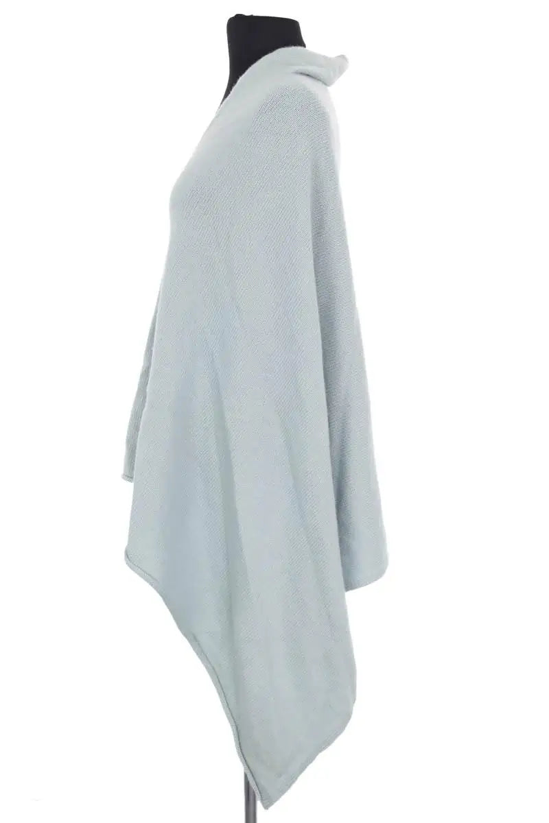 Poncho Eric Bompard Vert en Cachemire
