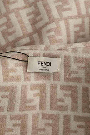 Poncho Fendi Beige en Laine