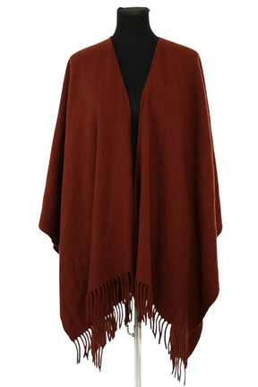 Poncho Les Petites Marron en Coton, taille TU - Seconde Main