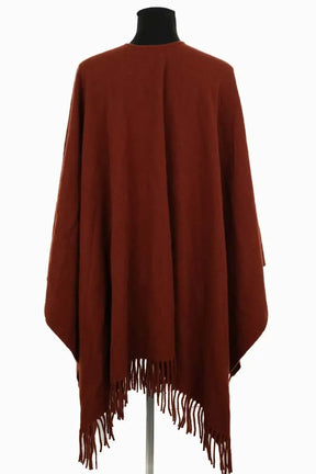 Poncho Les Petites Marron en Coton