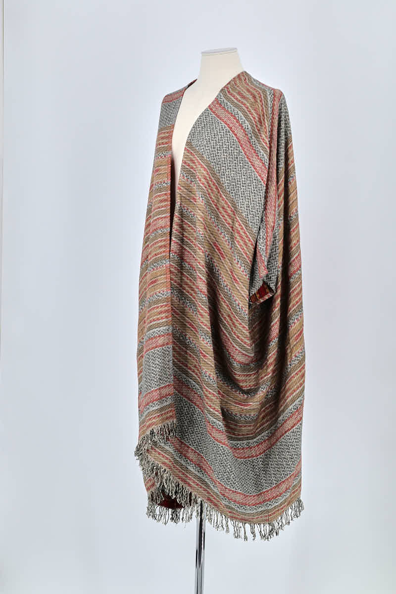 Poncho Mes Demoiselles Marron en Viscose