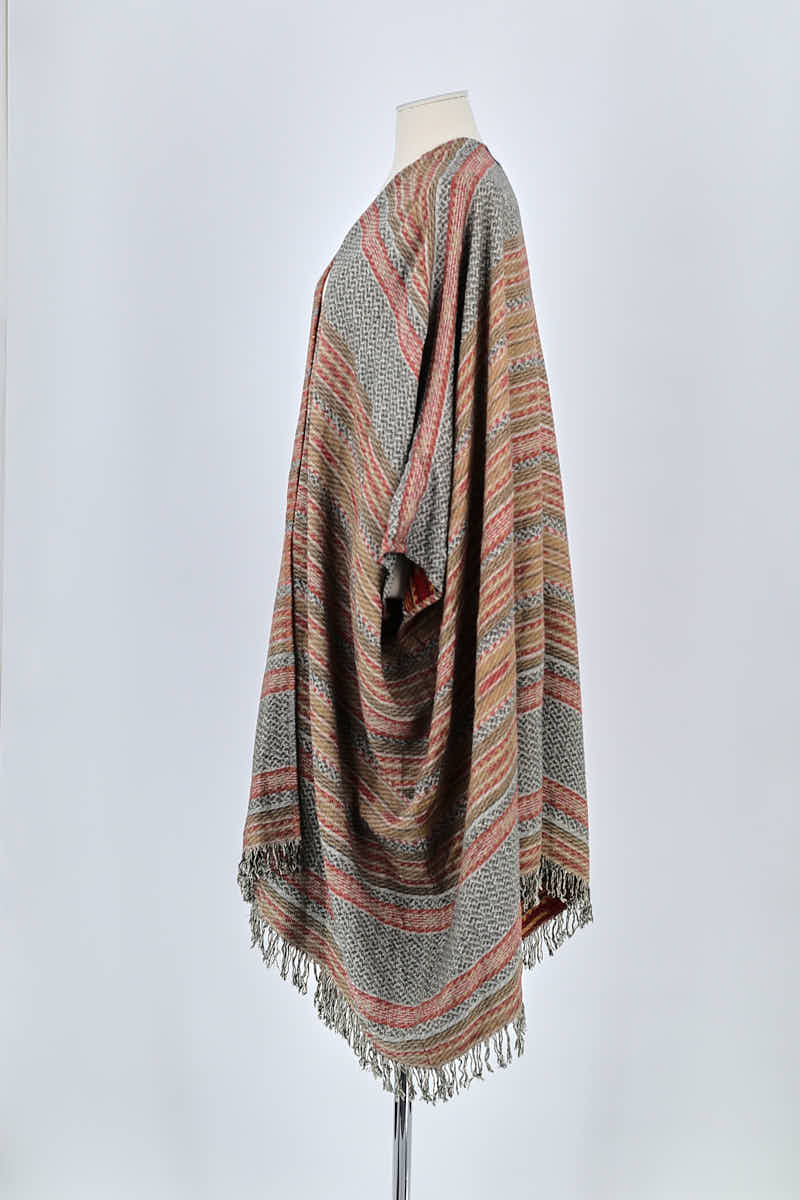 Poncho Mes Demoiselles Marron en Viscose
