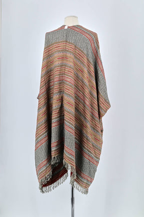 Poncho Mes Demoiselles Marron en Viscose