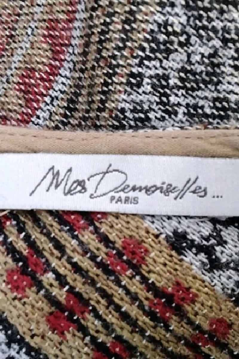 Poncho Mes Demoiselles Marron en Viscose