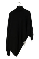 Poncho Michael Kors Noir en Laine, taille TU - Seconde Main