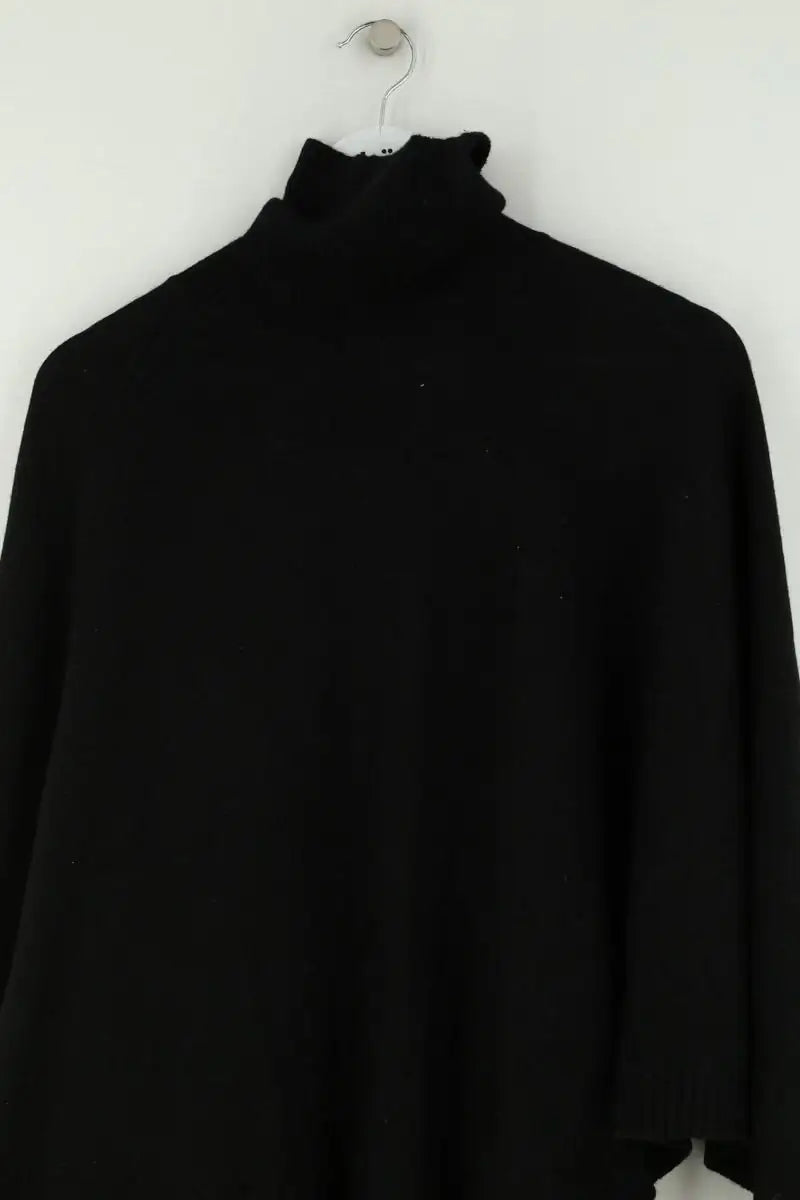 Poncho Michael Kors Noir en Laine