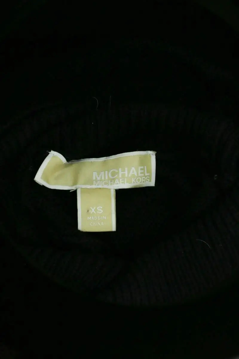 Poncho Michael Kors Noir en Laine