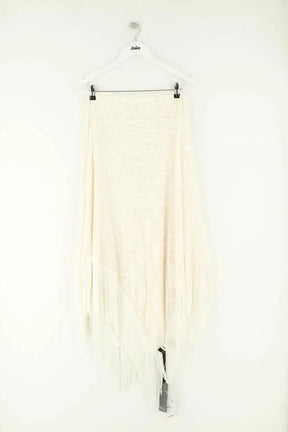 Poncho Pinko Blanc en Viscose