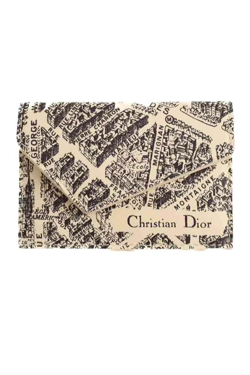 Porte-carte Dior Beige en Cuir - Seconde Main