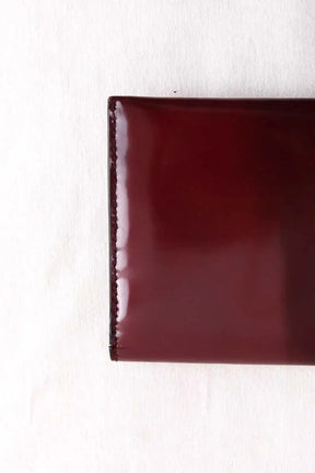 Porte-carte Tory Burch Bordeaux en Cuir verni