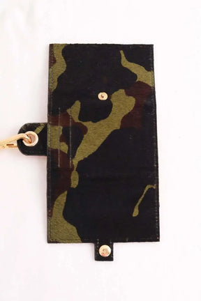 Porte-clé Heimstone Camouflage manda porte clef clapet Marron en Tissu