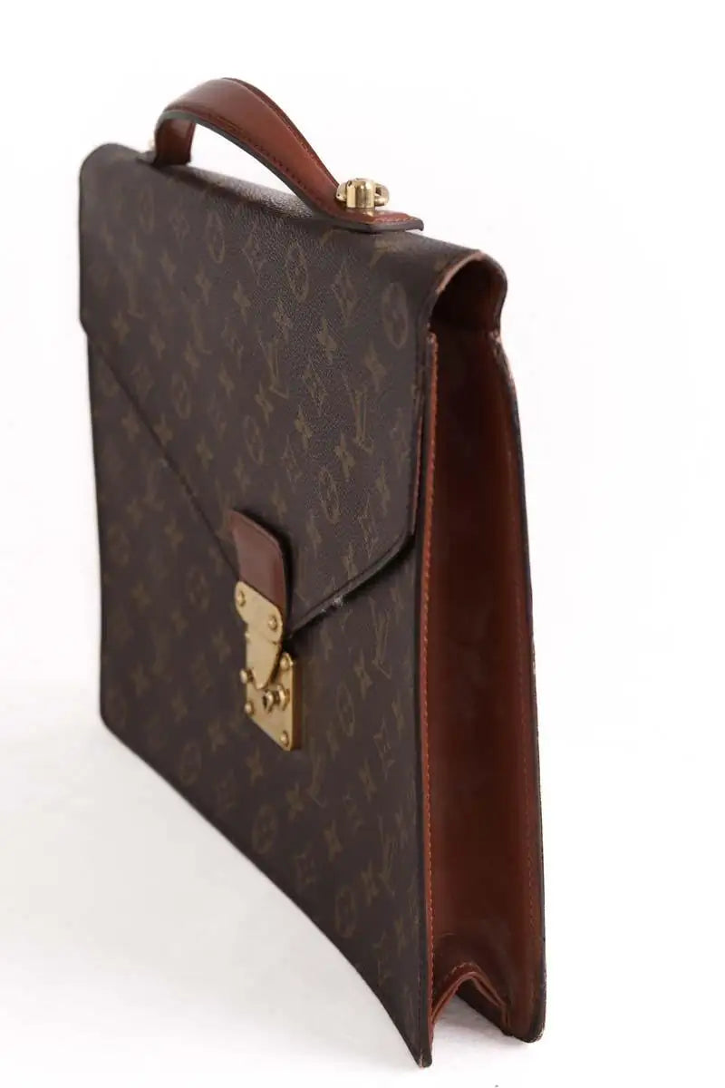 Porte document  Louis Vuitton Noir en Cuir