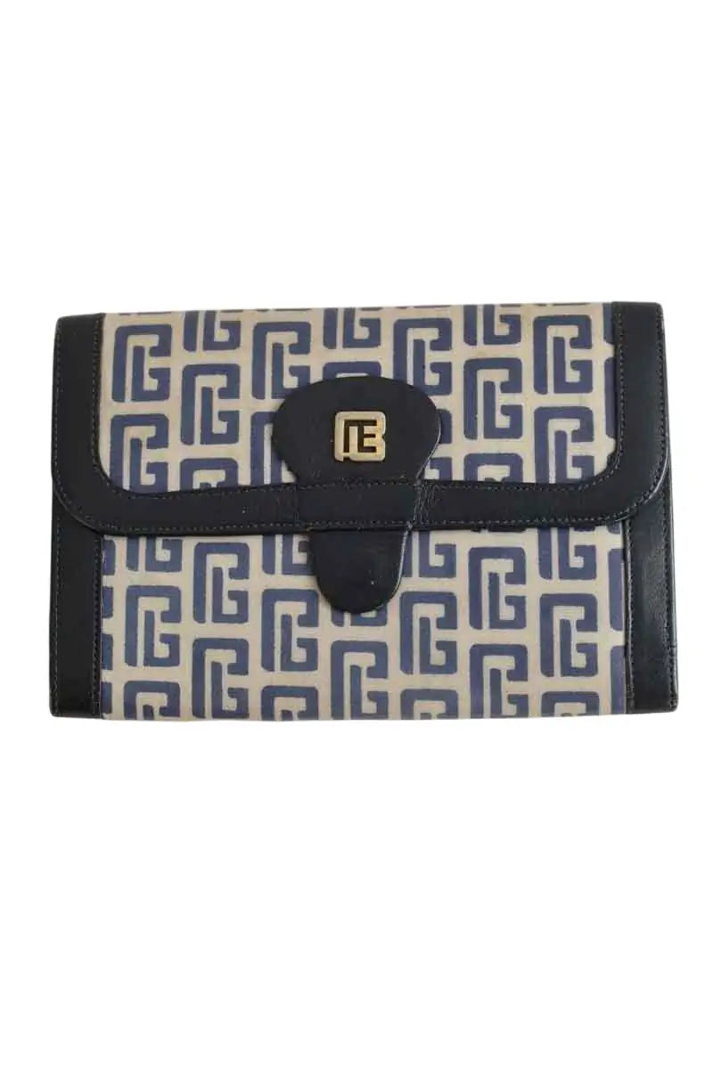 Porte-monnaie Balmain Noir en Cuir - Seconde Main
