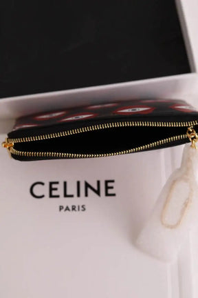 Porte-monnaie Celine Noir en Cuir