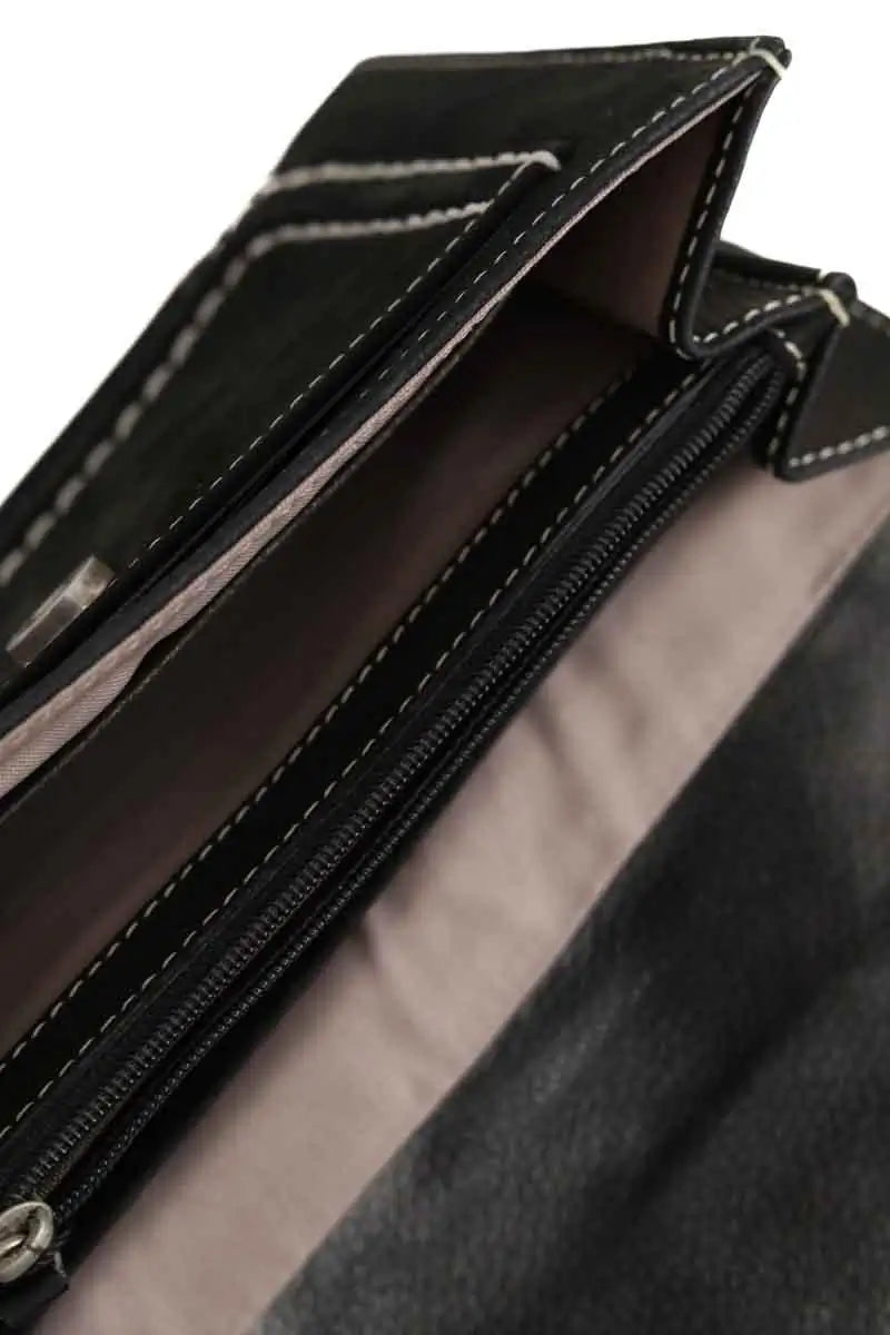 Porte-monnaie Kenzo Noir en Cuir
