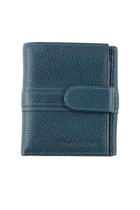 Porte-monnaie Longchamp Bleu en Cuir - Seconde Main