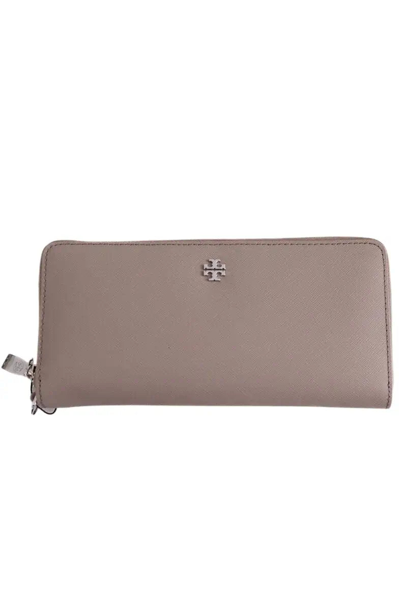 Porte-monnaie Tory Burch Beige en Cuir - Seconde Main