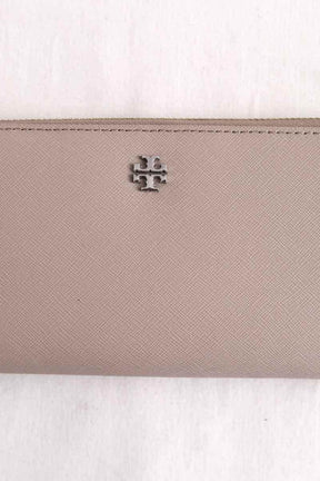 Porte-monnaie Tory Burch Beige en Cuir