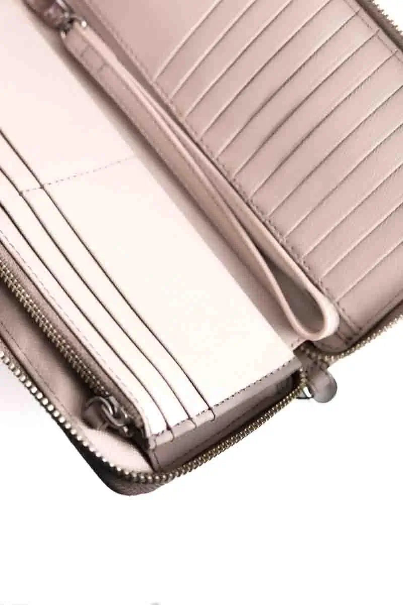 Porte-monnaie Tory Burch Beige en Cuir