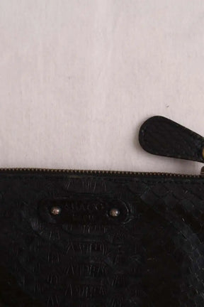 Portefeuille Abaco Noir en Cuirs exotiques