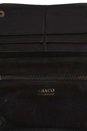 Portefeuille Abaco Noir en Cuirs exotiques