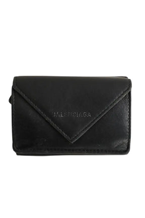 Portefeuille Balenciaga Noir en Cuir - Seconde Main