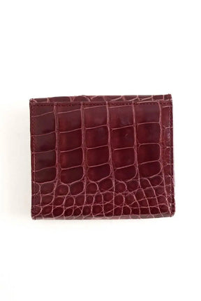 Portefeuille Bally Bordeaux en Cuir