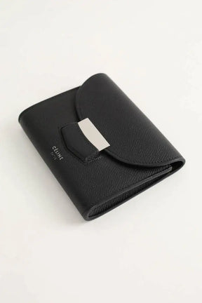 Portefeuille Celine Noir en Cuir