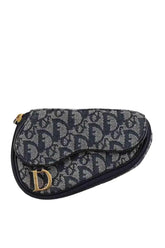 Portefeuille Dior Saddle Bleu en Tissu - Seconde Main