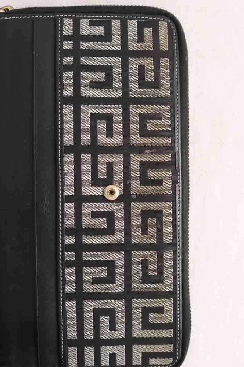 Portefeuille Givenchy Noir en Tissu