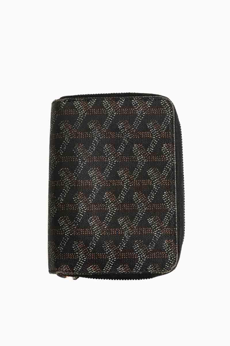 Portefeuille Goyard Noir en Cuir