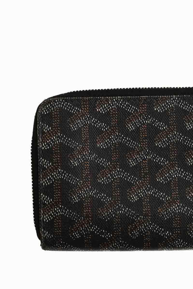 Portefeuille Goyard Noir en Cuir