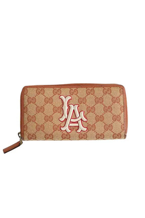 Portefeuille Gucci Beige en Tissu - Seconde Main