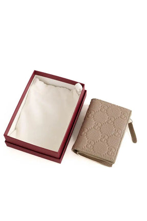 Portefeuille Gucci GG emblem petit format Beige en Cuir