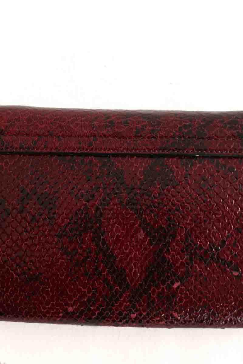 Portefeuille Jérôme Dreyfuss Bordeaux en Cuir
