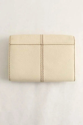 Portefeuille Lancel Ecru en Cuir