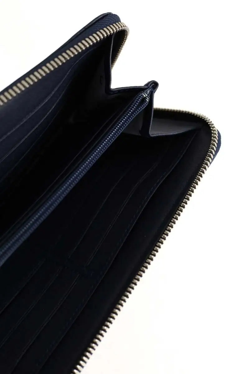 Portefeuille Longchamp Bleu en Cuir