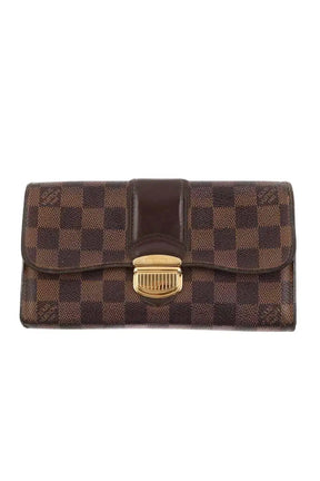 Portefeuille Louis Vuitton Marron en Cuir - Seconde Main