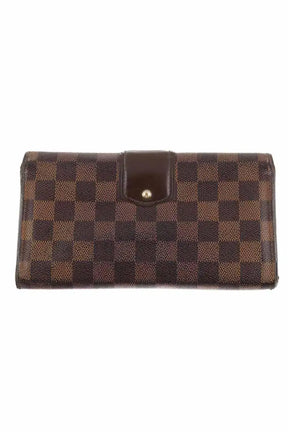 Portefeuille Louis Vuitton Marron en Cuir