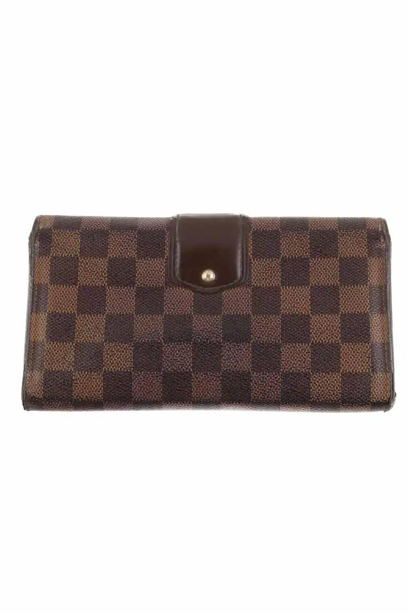 Portefeuille Louis Vuitton Marron en Cuir