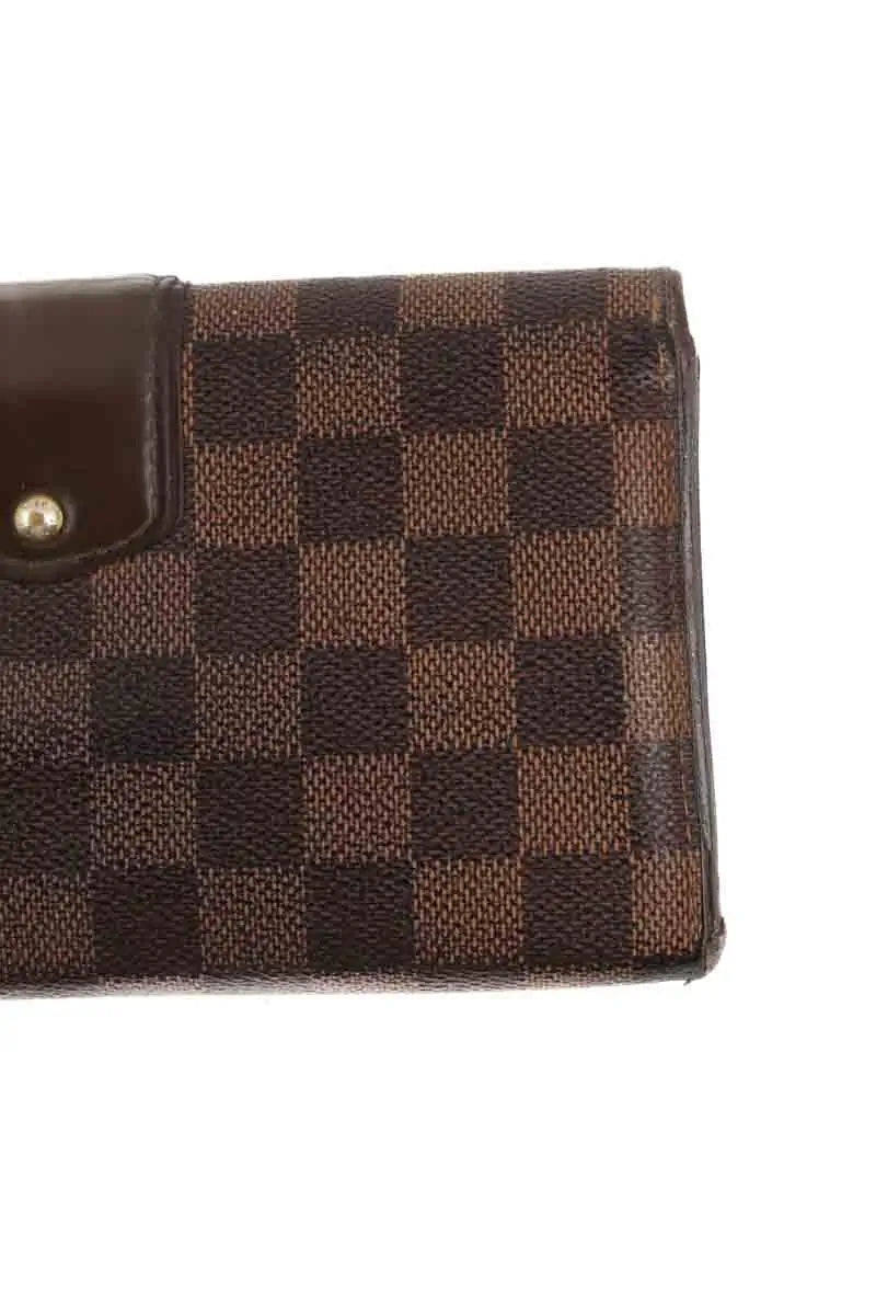 Portefeuille Louis Vuitton Marron en Cuir