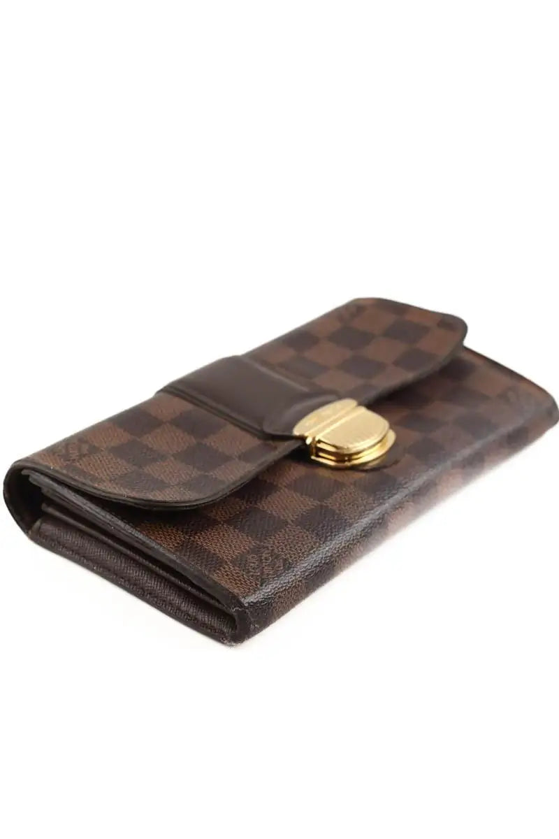 Portefeuille Louis Vuitton Marron en Cuir