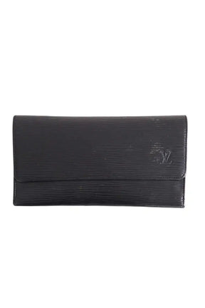 Portefeuille Louis Vuitton Noir en Cuir - Seconde Main